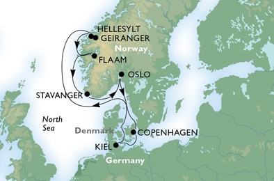 Cruise - northern europe - Germany,Denmark,Norway