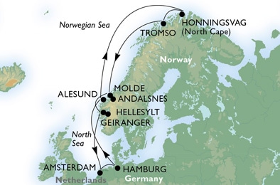 Cruise - northern europe - Germany,Norway,Netherlands