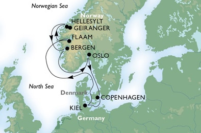 Cruise - northern europe - Denmark,Germany,Norway