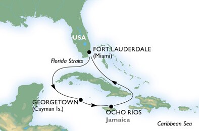 Cruise - caribbean - United States,Cayman Islands,Jamaica