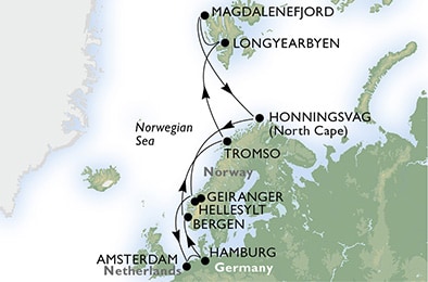 Cruise - northern europe - Germany,Norway,Svalbard and Jan Mayen Islands,Netherlands Cruise - northern europe - Germany,Norway,Svalbard and Jan Mayen Islands,Netherlands
