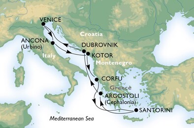 MEDITERRANEAN - Italy, Montenegro, Greece, Croatia