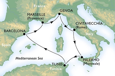 Тунис. Бизерта. Последняя стоянка. В круизе MSC Splendida 7 января 2015 Тунис. Бизерта. Последняя стоянка. В круизе MSC Splendida 7 января 2015