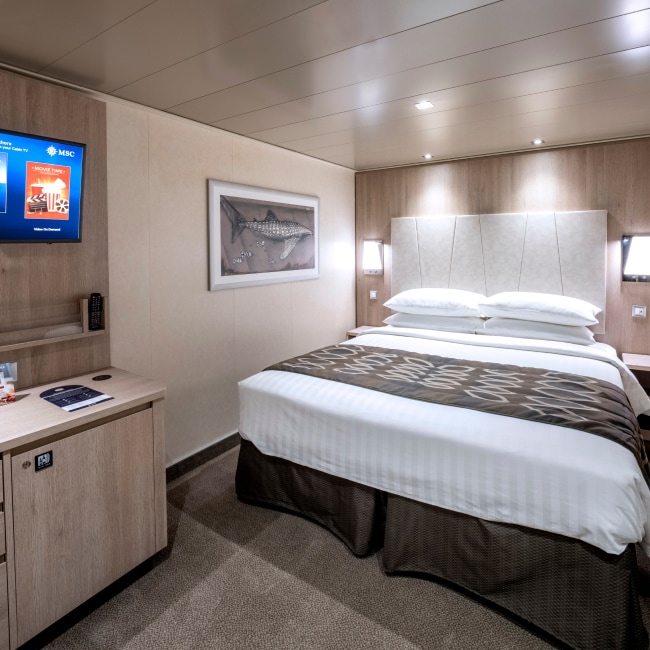 Interior stateroom on MSC Seascape