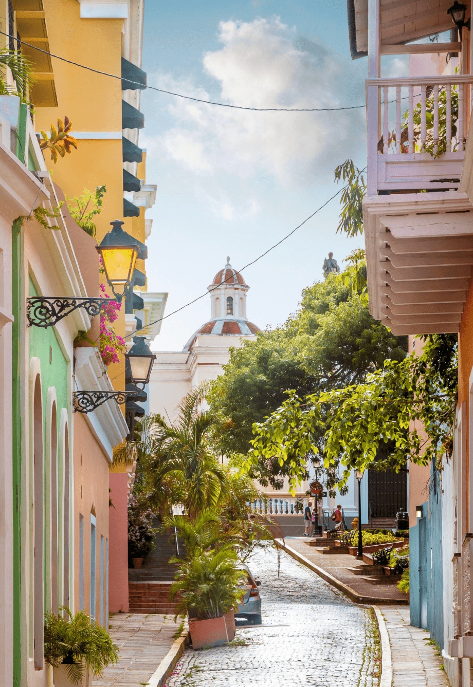 Eastern Caribbean, historic towns and sunny beaches