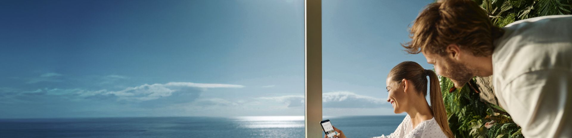 A couple on board MSC Cruises