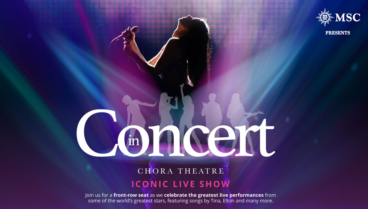 Stage concert with inspiring lights and music, entertainment experience on MSC Cruises | MSC Cruises