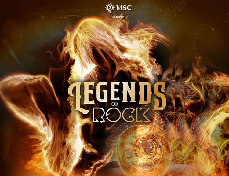 Legends of Rock delivers a powerful live music experience with dramatic lighting effects | MSC Cruises