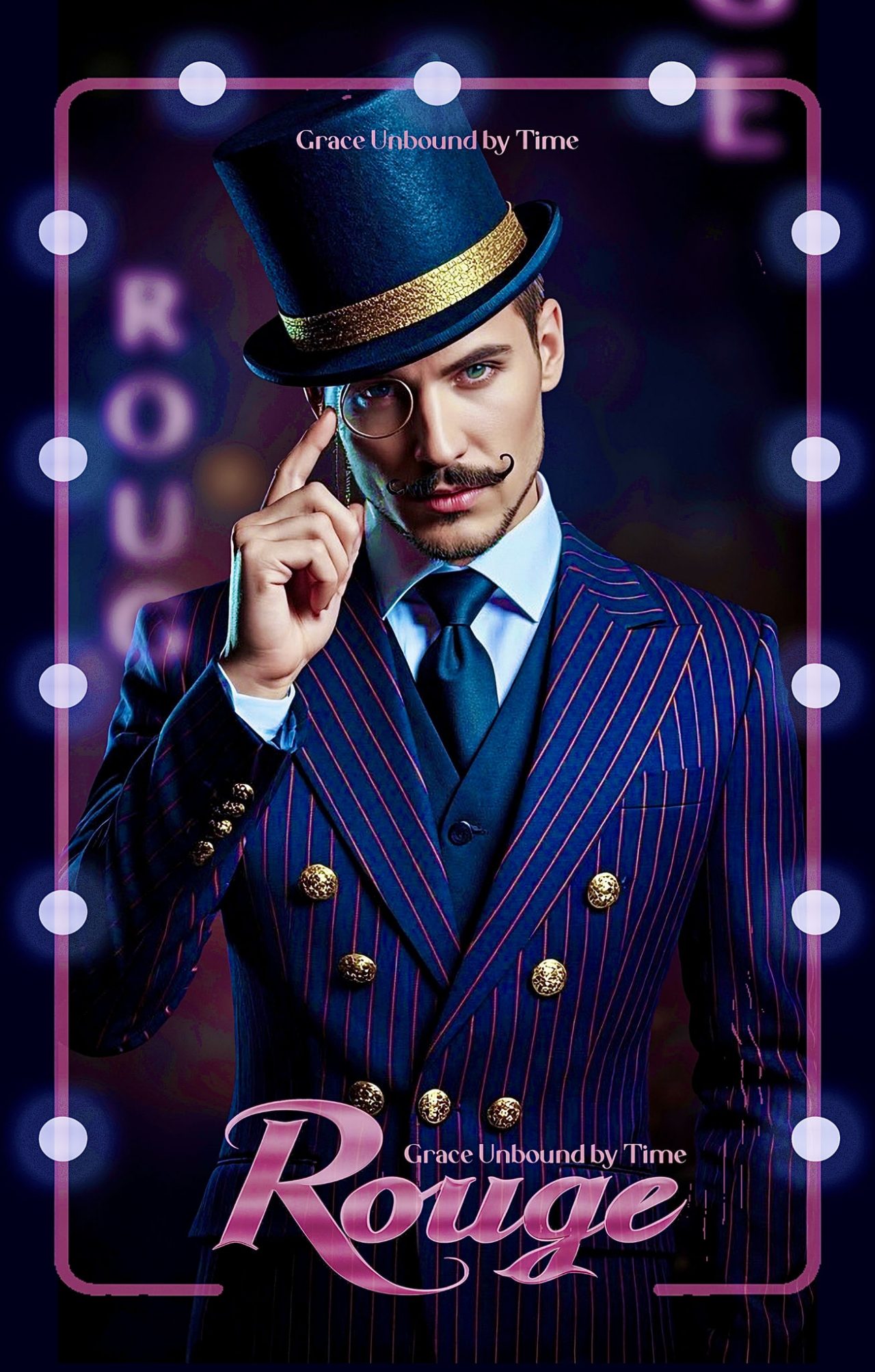 A performer in a stylish suit and top hat sets the tone for Rouge show | MSC Cruises