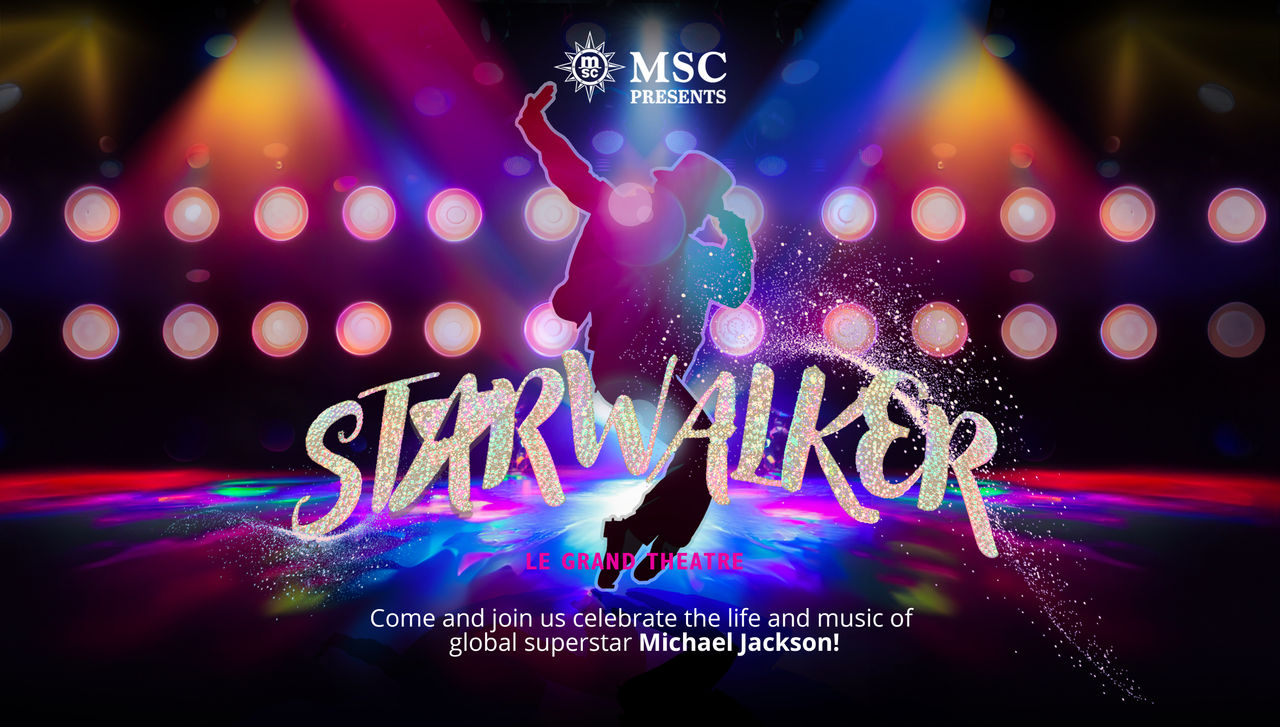Starwalker show illuminates the stage with vibrant lighting and dynamic energy | MSC Cruises