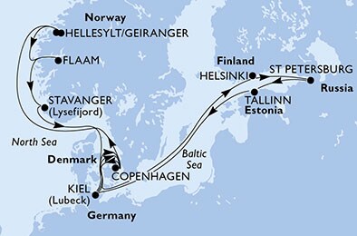 Germany, Denmark, Norway, Finland, Russian Federation, Estonia