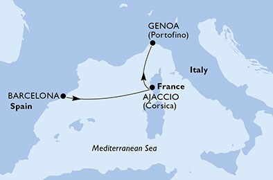 Spain, France, Italy