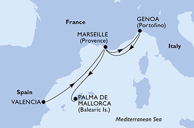 Spain, France, Italy