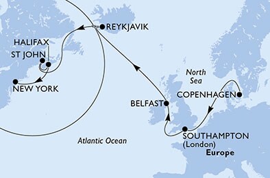 Denmark, United Kingdom, Iceland, Canada, United States