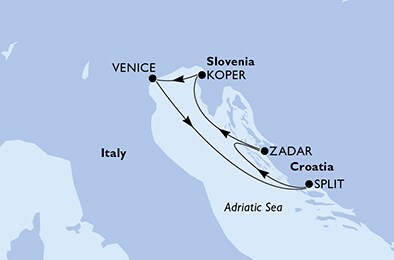 Italy, Croatia, Slovenia